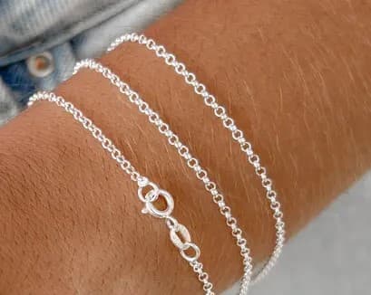 Pulseira Elo Portugues 2mm - Prata 925 Legítima - Ana & Brilho Mineiro