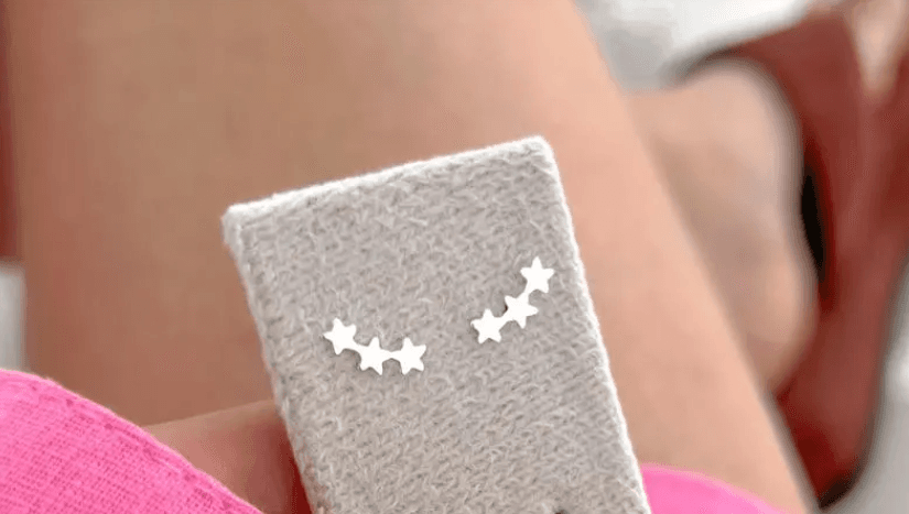 Brinco Trio Estrelas 10 mm